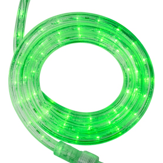 Manguera LED de Navidad, 110Vac, IP65, Verde, 36Led/Mts, 360 Grados