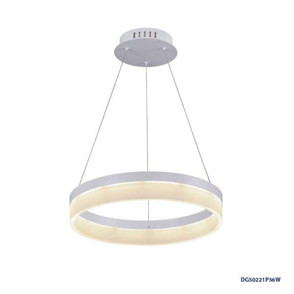 Lampara LED Decorativa Colgante, DG50224P, 54W, NW 4000K, 85-265Vac, Dimensiones: Φ600mm, IP20