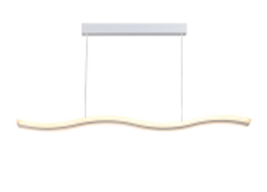 Lampara LED Decorativa Colgante, DG50728P, 50W, NW 4000K, 85-265Vac, Dimensiones: 1200x95x1200mm, IP20