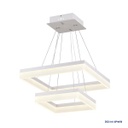 [P-00345] Lampara LED Decorativa Colgante, DG51013P, 96W, CW 6000K, 85-265Vac, Dimensiones: 510x510x1200mm, IP20