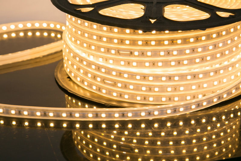 Manguera LED, 120Vac, IP65, WW 3000K, SMD2835, 120Led/Mts