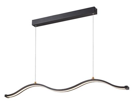 Lampara Decorativa Colgante 48W, 4000K, 85-265V, PC7487, Negro y Dorado