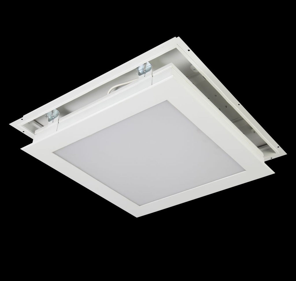 CleanRoom Panel LED Rectangular/Empotrar, 60W, CW 6000K, 130Lm/w, 100-277Vac, 24&quot;x48&quot;(600x1200mm), Borde Blanco