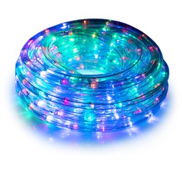 [P-00120] Manguera LED de Navidad, 110Vac, IP65, RGB, 36Led/Mts, 360 Grados