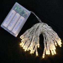 [P-00206] Extension Navideña 35LED p/Interior con Bateria, 2700K, 4.5V