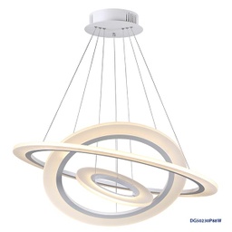 [P-00338] Lampara LED Decorativa Colgante, DG50230P, 88W, WW 3000K, 85-265Vac, Dimensiones: Φ850+Φ590+Φ330mm, IP20