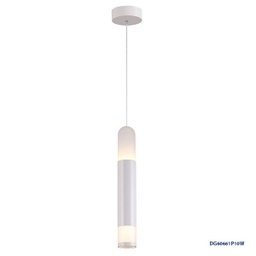 [P-00359] Lampara LED Decorativa Colgante, DG60661P, 10W, WW 3000K, 85-265Vac, Dimensiones: 100x100x1200mm, IP20