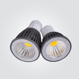 [P-00366] Bombilla LED Dicroica COB, 3W, CW 6000K, GU10, 110Vac, Dimmable, IP20, 45 Grados