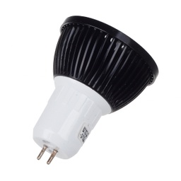[P-00382] Bombilla LED Dicroica COB, MR16, 5W, WW 3000K, 100-260Vac, IP20, 45 Grados