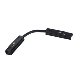 [P-00405] Conector Recto, Doble p/Riel de 20mm de ancho de Lampara Magnetica de 2 cables, 48Vdc