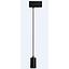 [P-00423] Lampara Colgante Magnetica LED p/Riel de 40mm de ancho, 12W, 2.36&quot;(60mm), WW 3000K, 100-260Vac, Dimmable, Instalacion: Empotrar o Superficie, 36 Grados, Negra