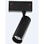 [P-00464] Lampara de Superficie Magnetica LED tipo Spotlight p/Riel de 40mm de ancho, 30W, 2.36&quot;(60mm), CW 6000K, 100-260Vac, Dimmable, Instalacion: Empotrar o Superficie, 36 Grados, Negra
