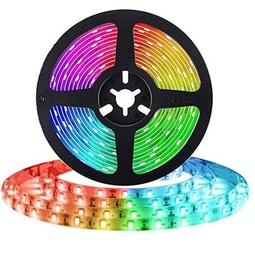 [P-00489] Cinta LED, SMD3528, RGB, 12Vdc, Largo: 5Mts, Ancho: 10mm, 60Led/Mts, IP65