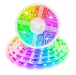 [P-00491] Cinta LED, SMD5050, 14.4W/M, RGB, 24Vdc, 2OZ PCB, Largo: 10Mts, Ancho: 10mm, 60Led/Mts, IP68, 120 Grados
