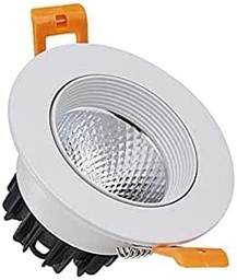 [P-00051] Lampara Ceiling LED Blanco Dirigible, 5W, 4000K, IP20, 100-260V, 30 Grados