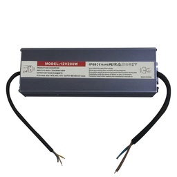 [P-00597] Power Supply Voltaje Constante Corriente Variable LED, 200W, 110-265Vac, 12Vdc, 16.6A, IP67