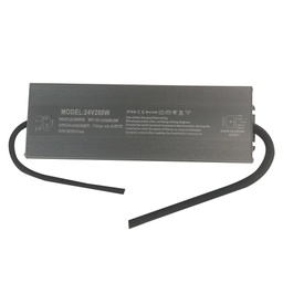 [P-00609] Power Supply Voltaje Constante Corriente Variable LED, IP67, 200W, 110-265Vac, Output: 24Vdc, 8.3A
