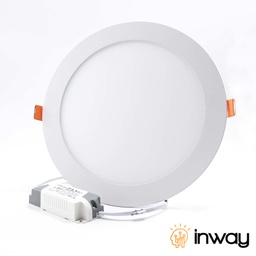 [P-00637] Kit Panel LED Circular, p/Empotrar, 6W, 4&quot; (101.6mm), NW 4000K, 100-265Vac