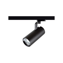 [P-00061] Lampara Spot Negra 2 Cables, 15W, Calido, 4000K, 100-260Vac, IP20, 38 Grados