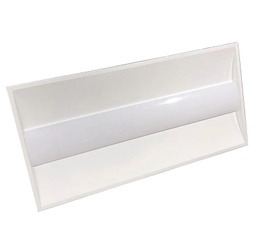 [P-00649] Troffer Panel LED Rectangular p/Empotrar, 30W / 40W / 50W, Múltiple CCT NW 4000K / 5000K / CW 6000K, 125Lm/w, 100-277Vac, Dimmable de 0-10Vdc, 24&quot;x48&quot;(600x1200mm), Borde Blanco