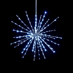 [P-00675] Decoracion Navideña LED tipo Fireworks p/Exterior, 3.6W, CW 6000K, Flash, 110Vac, IP65