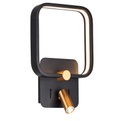 [P-00069] Lampara Aplique LED de Pared Cuadrado con Switch ON-OFF, 19W, Blanco Natural (4000K), IP20, 85-265V, AP0002