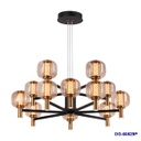 [P-00071] Lampara Decorativa Colgante Chandelier, 100W, Blanco Natural (4000K), 85-265V, PC1788