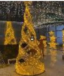 [P-00764] Arbol LED, 48W, 2700K + CW 6000K Flash, 110Vac, Dimensiones: 300x60x60cm, 800LED, IP65, Cable de 1.5 metros