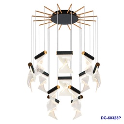 [P-00089] Lampara Decorativa Colgante 96W, Blanco Natural (4000K), 85-265V, PC243