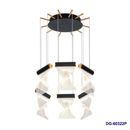 [P-00090] Lampara Decorativa Colgante 48W, Blanco Natural (4000K), 85-265V, IP20, PC242